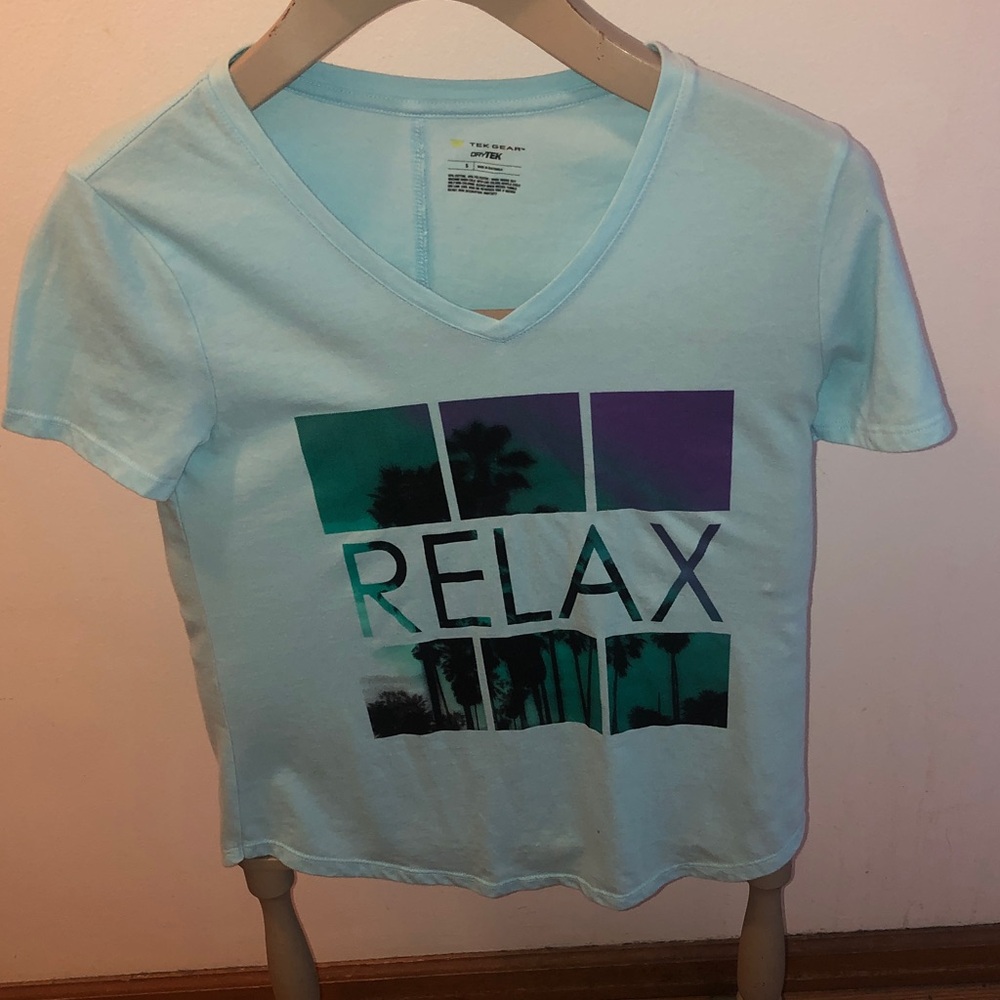 tek gear Light Aqua DryTek Tee